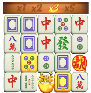 麻将胡了 金色麻将符号